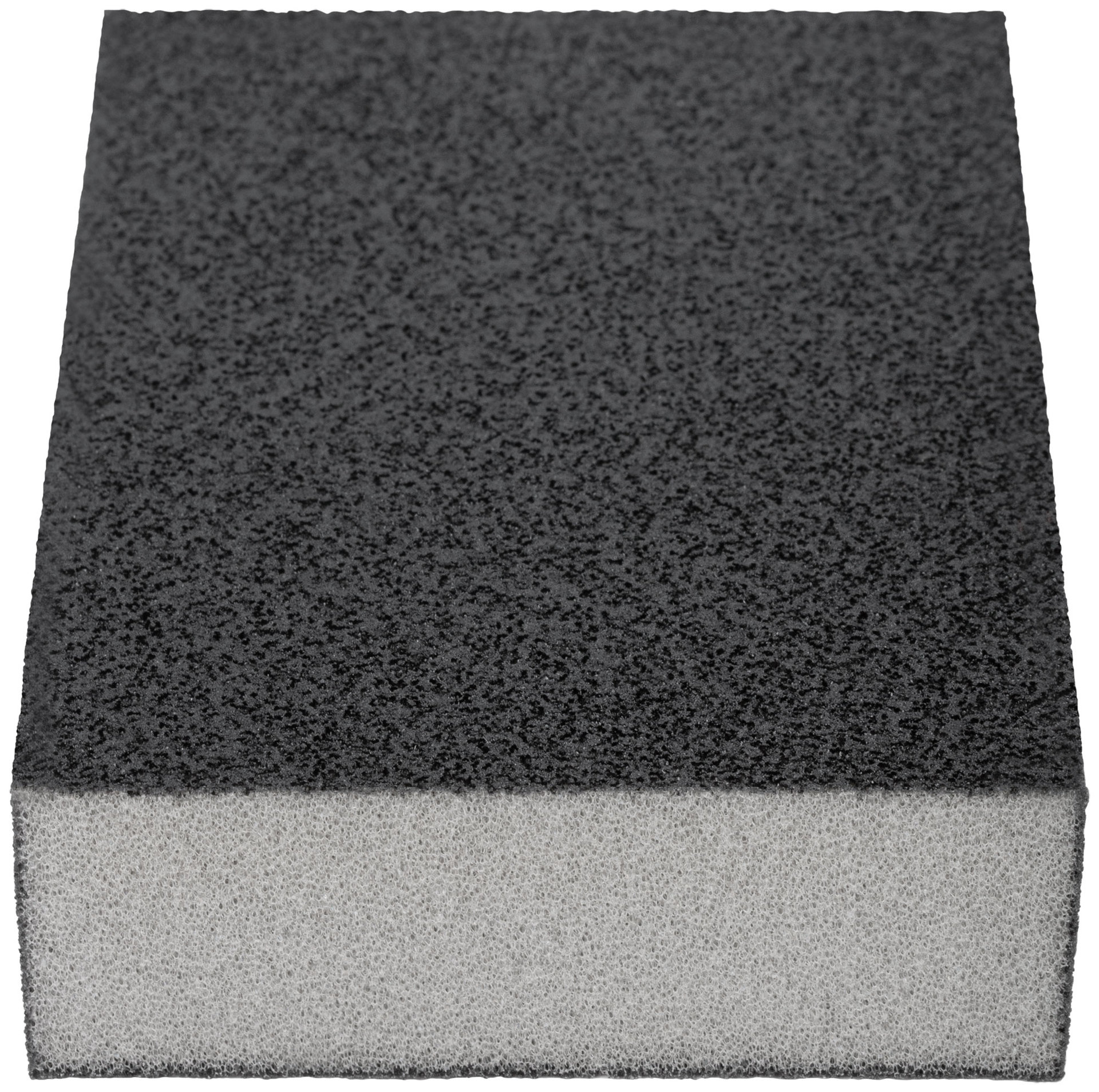 Губка шлифовальная алюминий-оксидная, 100х70х25 мм, средняя жесткость Р 180/ Р 360 (38370)