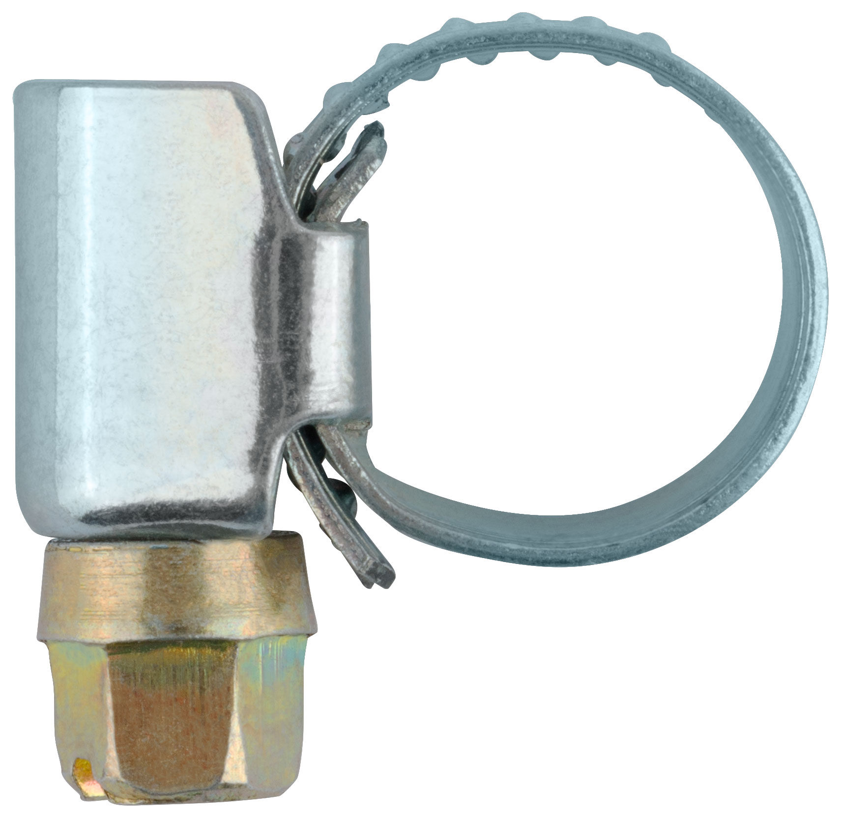 Хомут обжимной (нержавеющая сталь со сваркой) 8-12 мм (64271)