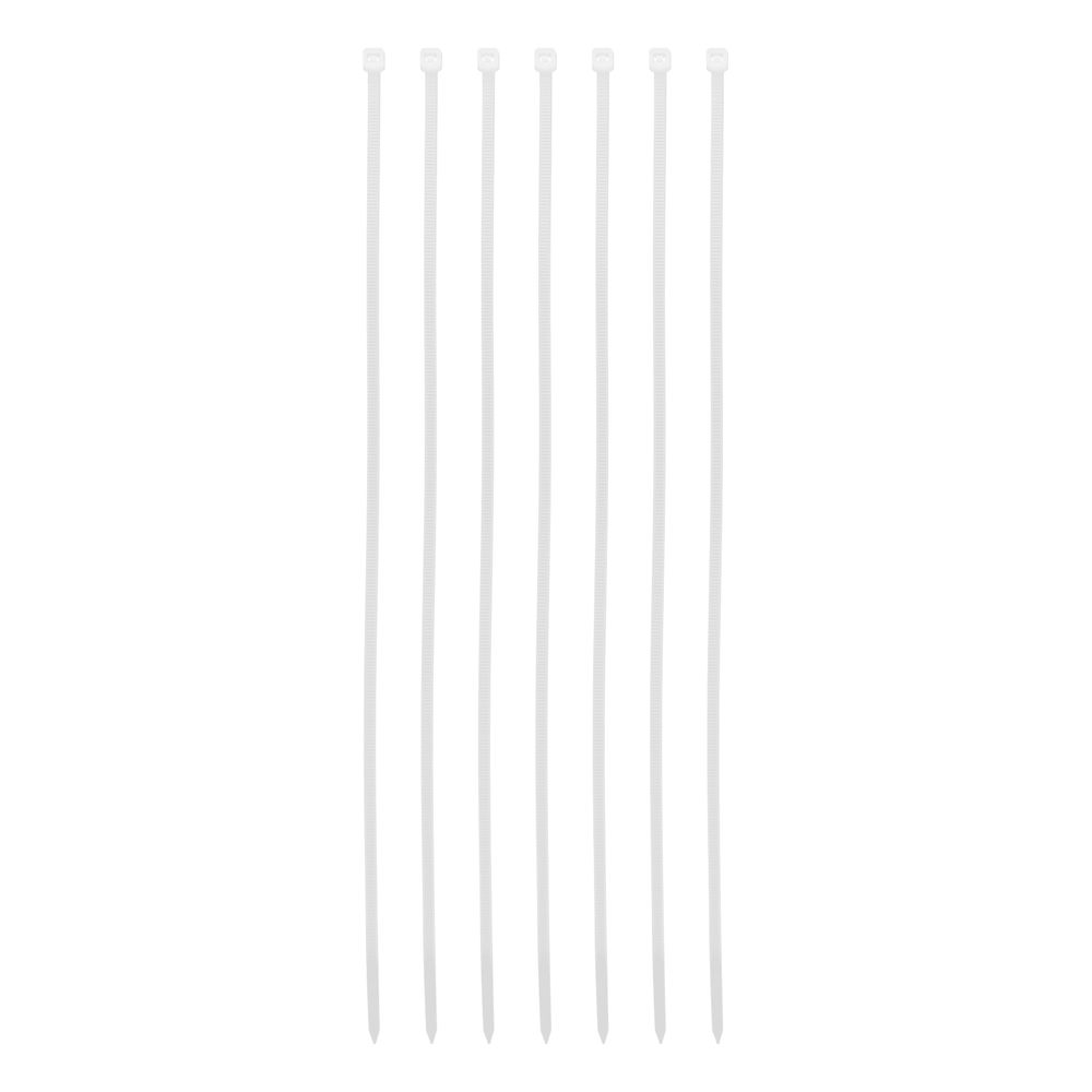 Хомуты, 300 x 3.6 мм, пластиковые, белые, 100 шт Сибртех (45531)