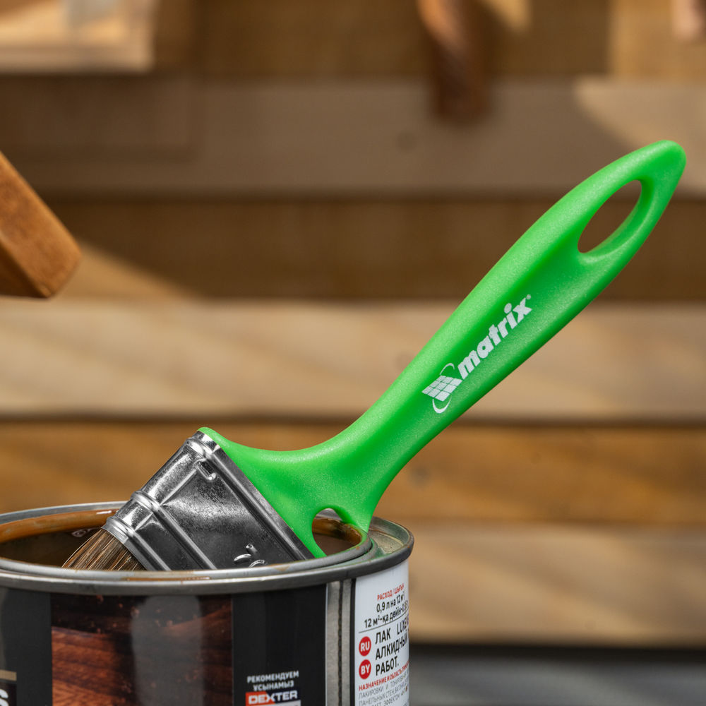 Кисть флейцевая Работы по дереву Color Line 70 х 12 мм Matrix (83375)