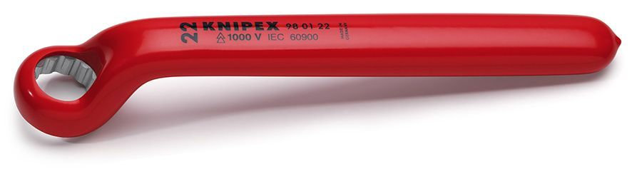 Ключ гаечный накидной VDE, 22 мм, длина 225 мм, диэлектрический (KN-980122)