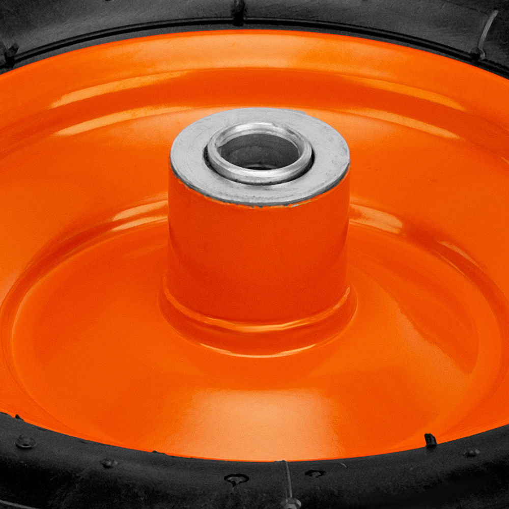 Колесо пневматическое, 4.00-6, D 325 мм, внутренний подшипник D 16 мм, длина оси 100 мм Palisad (68938)