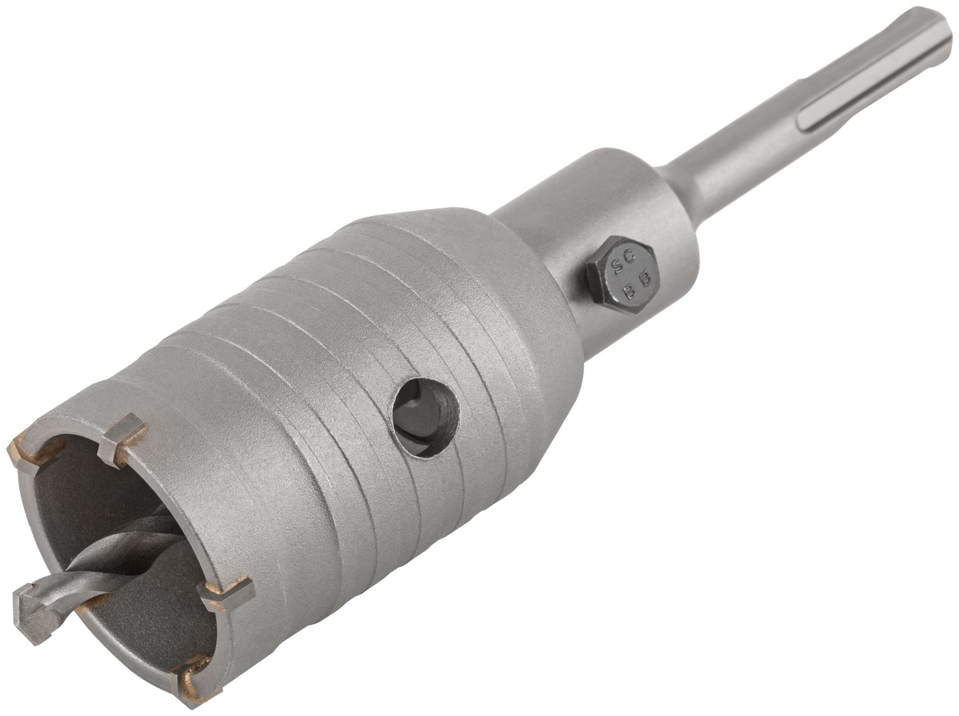 Коронка кольцевая по бетону, хвостовик 110 мм в сборе, 45 мм (33442)