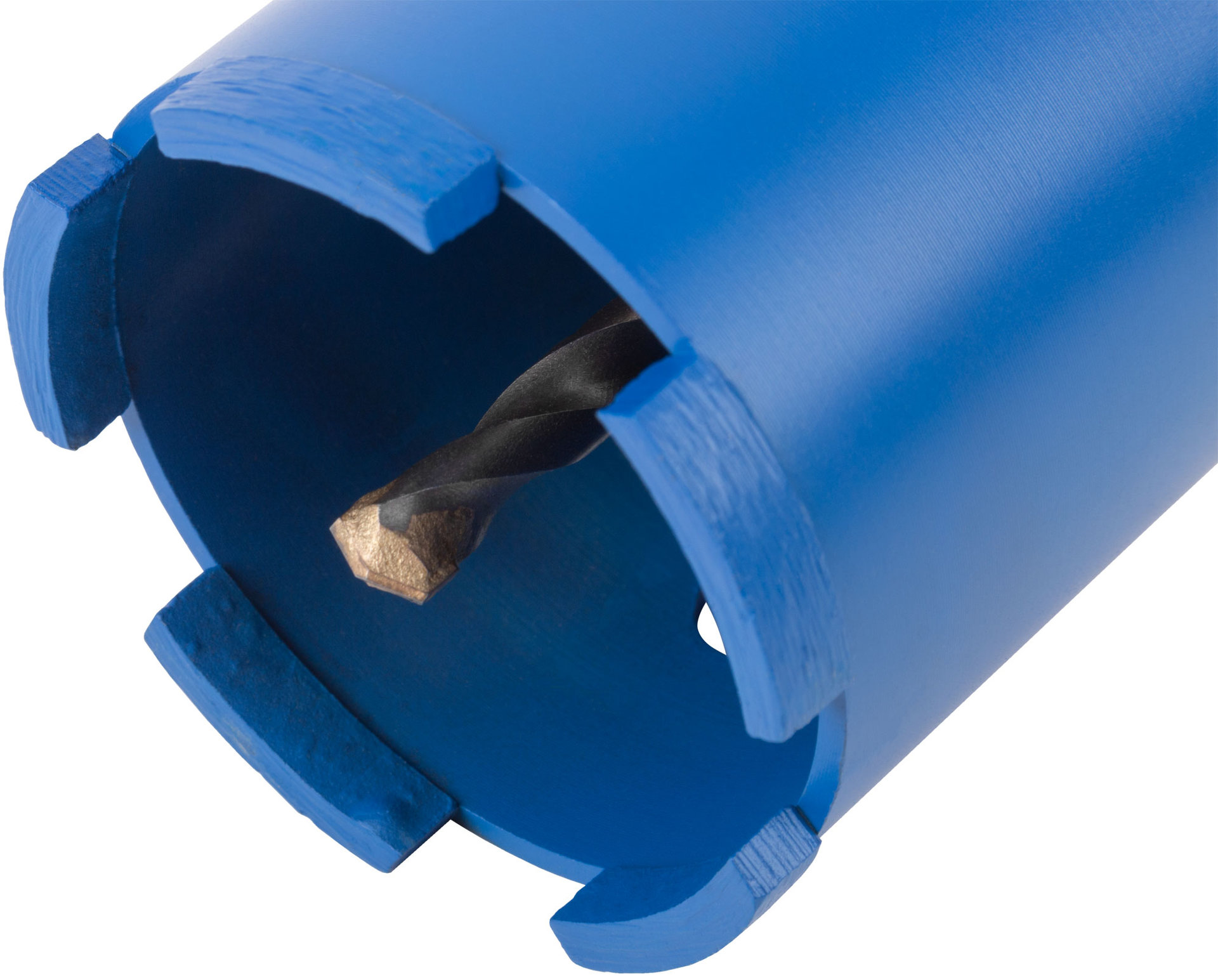 Коронка кольцевая по бетону алмазная безударная в сборе, SDS-PLUS, 5 зубьев, 68 мм (33472М)