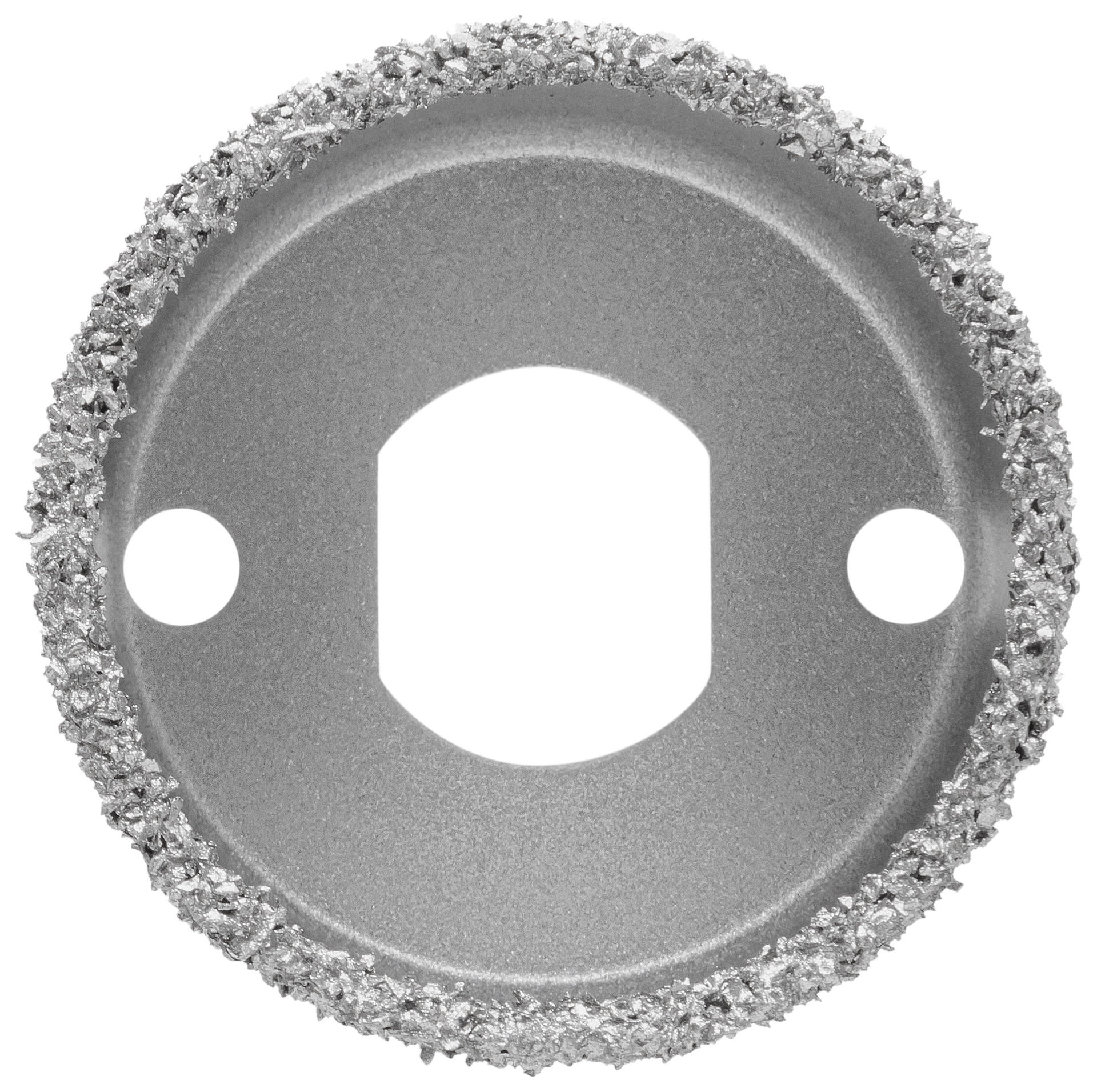 Коронка кольцевая по кафелю карбидная, глубина пропила 25 мм, 43 мм (16568)