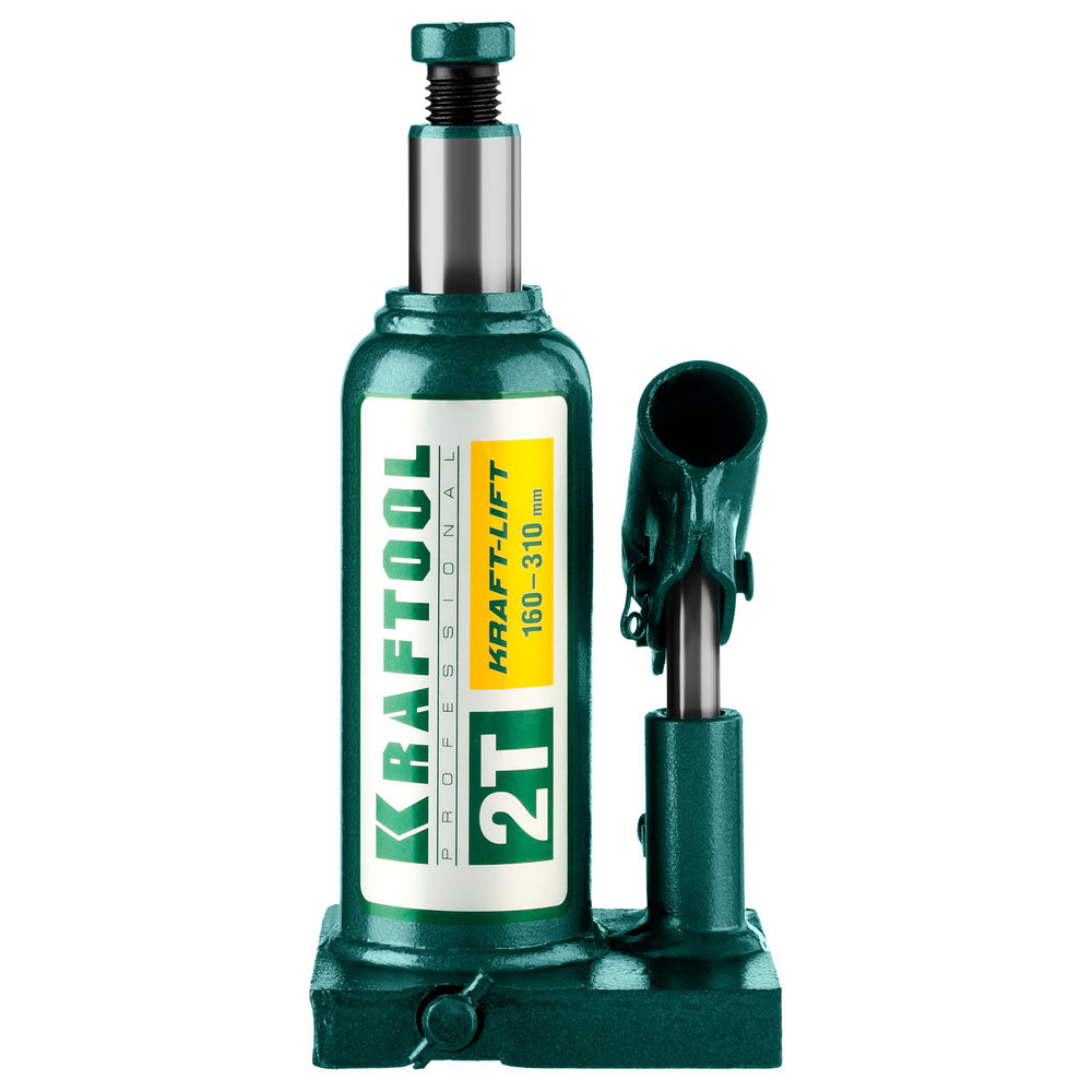 Домкрат бутылочный гидравлический 2 т, 158 - 308 мм KRAFT-LIFT KRAFTOOL 43462-2