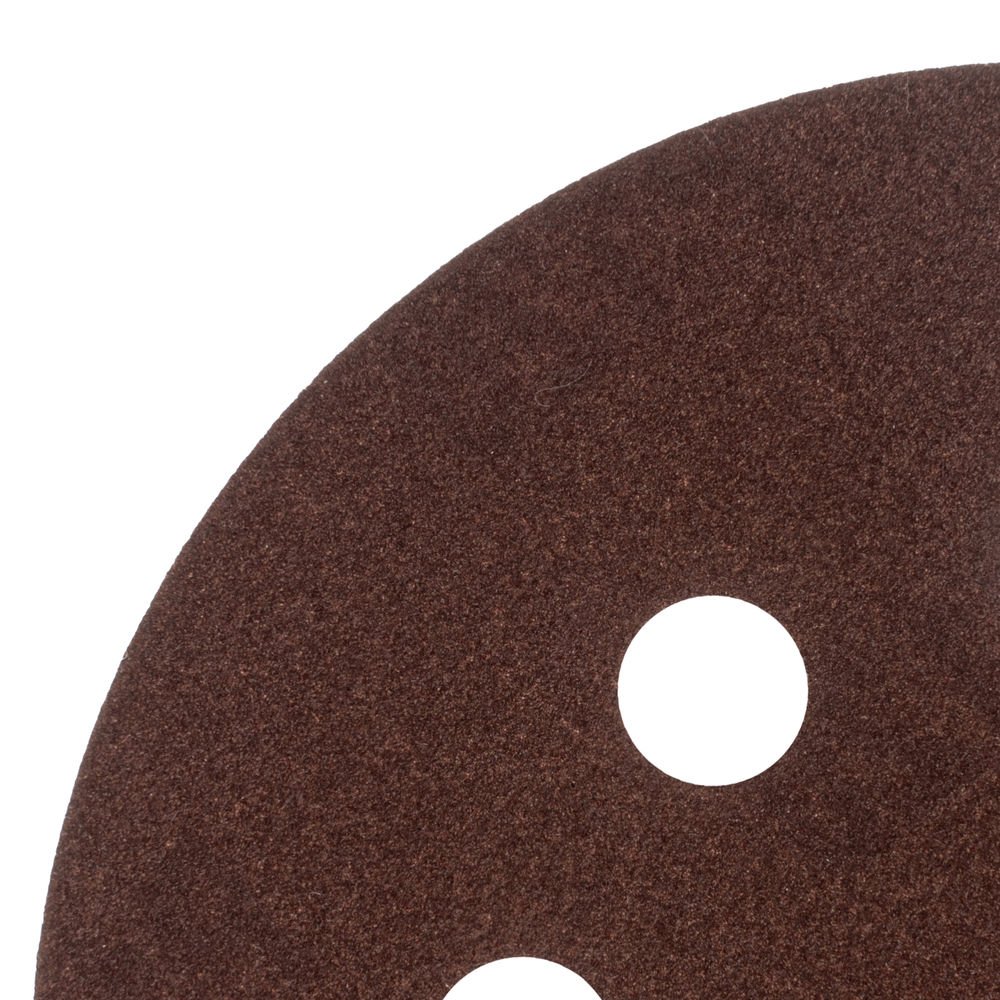 Круг абразивный на ворсовой подложке под липучку, перфорированный, P 120, 125 мм, 5 шт Сибртех (738067)