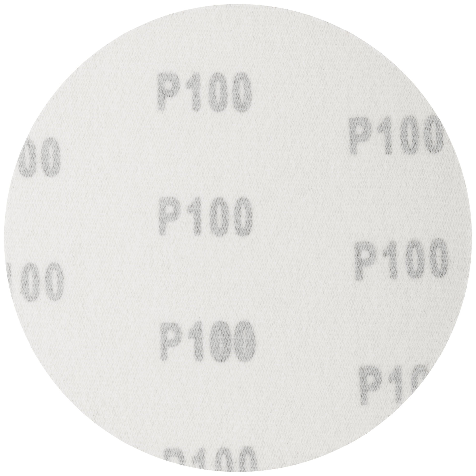 Круги абразивные шлифовальные на ворсовой основе под липучку ( Р100, 125 мм, 5шт.), Cutop Profi (85-581)