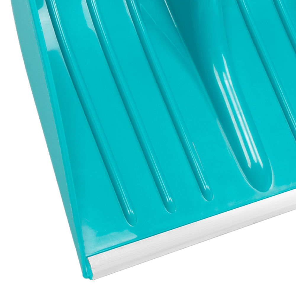 Лопата для уборки снега, полипропилен, 450х450х1355 мм, алюминиевый черенок, усиленная, LUXE Palisad (61678)