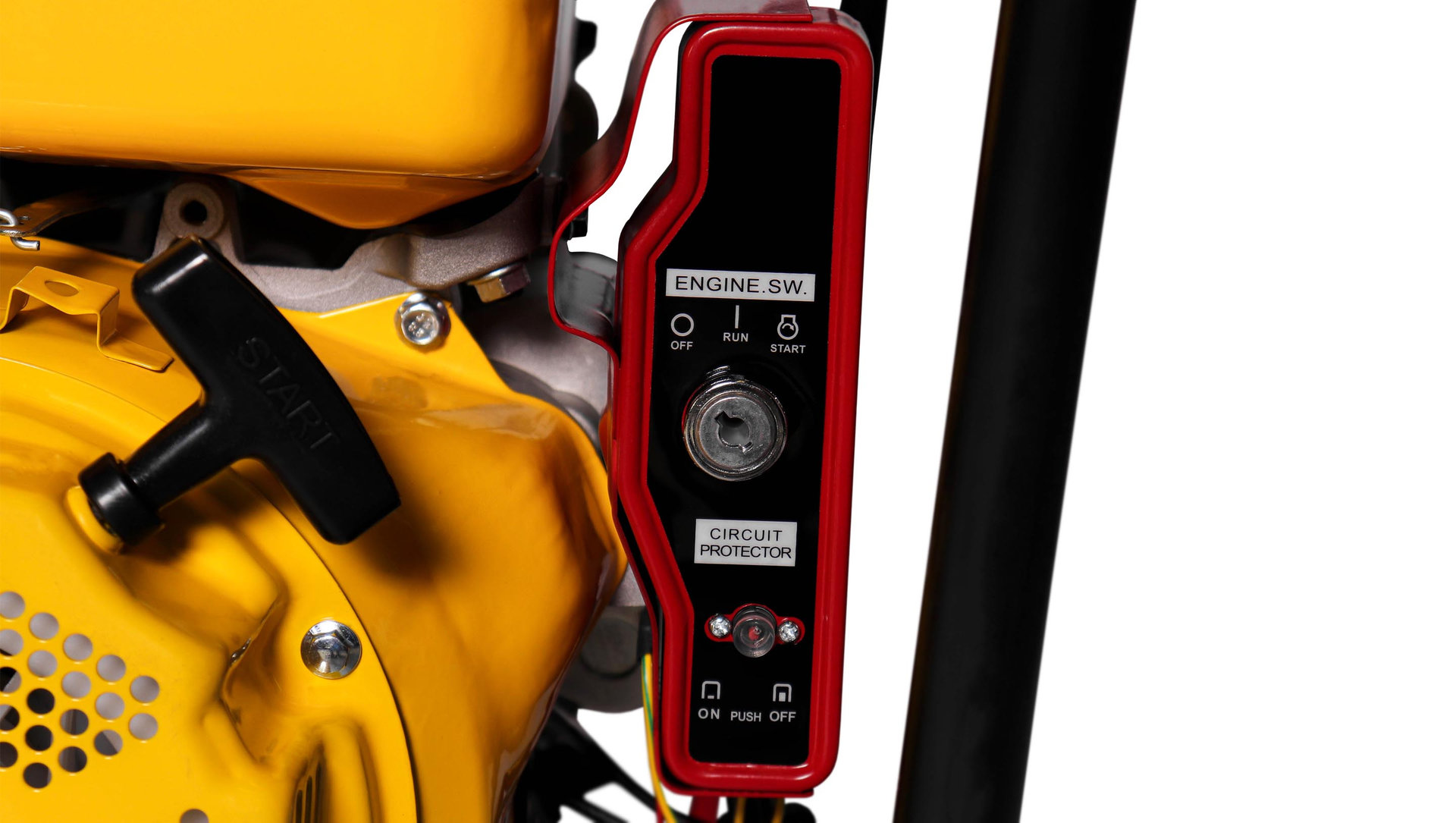 Мотопомпа CHAMPION GTP101E (PRO, 4 грязная вода 1800л/мин 6/26м 13лс 6,5л 78,1кг, эл. стартер,колес (GTP101E)