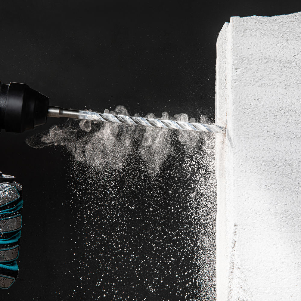 Набор буров по бетону, 6-8-10 х 160, 8-10-12 х 210, 10-12-14 х 260 мм, зубила 4 шт, SDS Plus Matrix (71098)