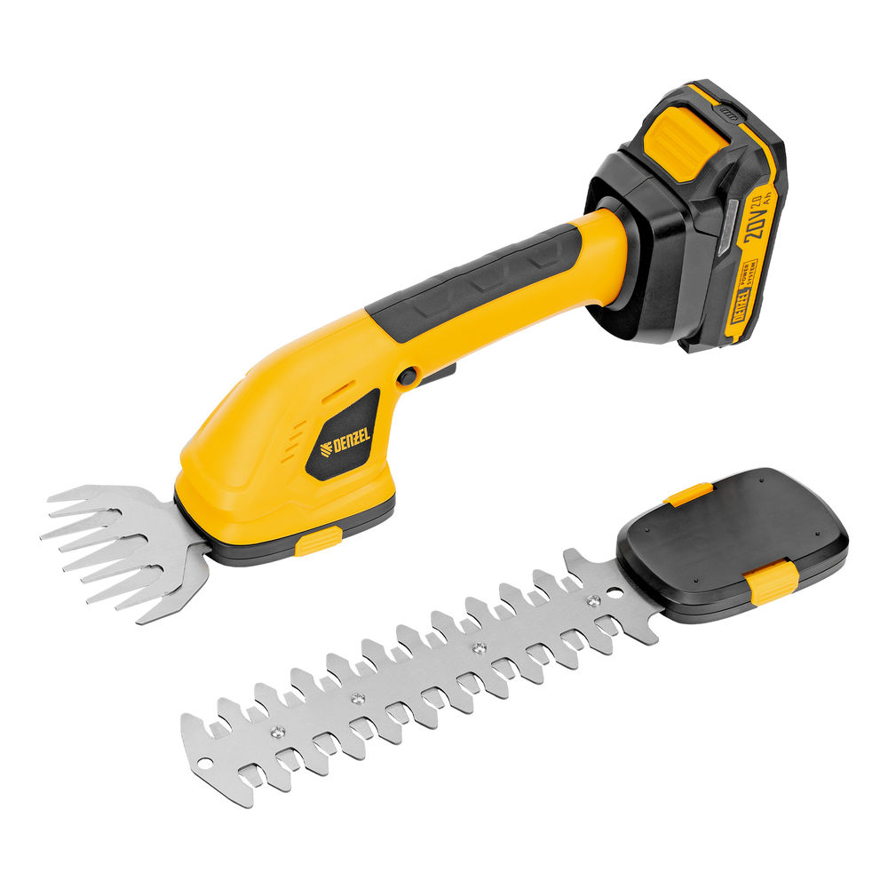 Ножницы-кусторез аккумуляторные GS-20, Li-Ion, 20 В Denzel (59432)