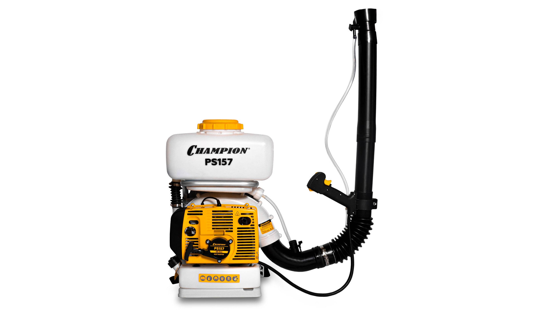 Опрыскиватель-распылитель 2,6кВт 56,5см? 15м бак 14л 0,14-3,03 л/мин 11,3кг CHAMPION PS157