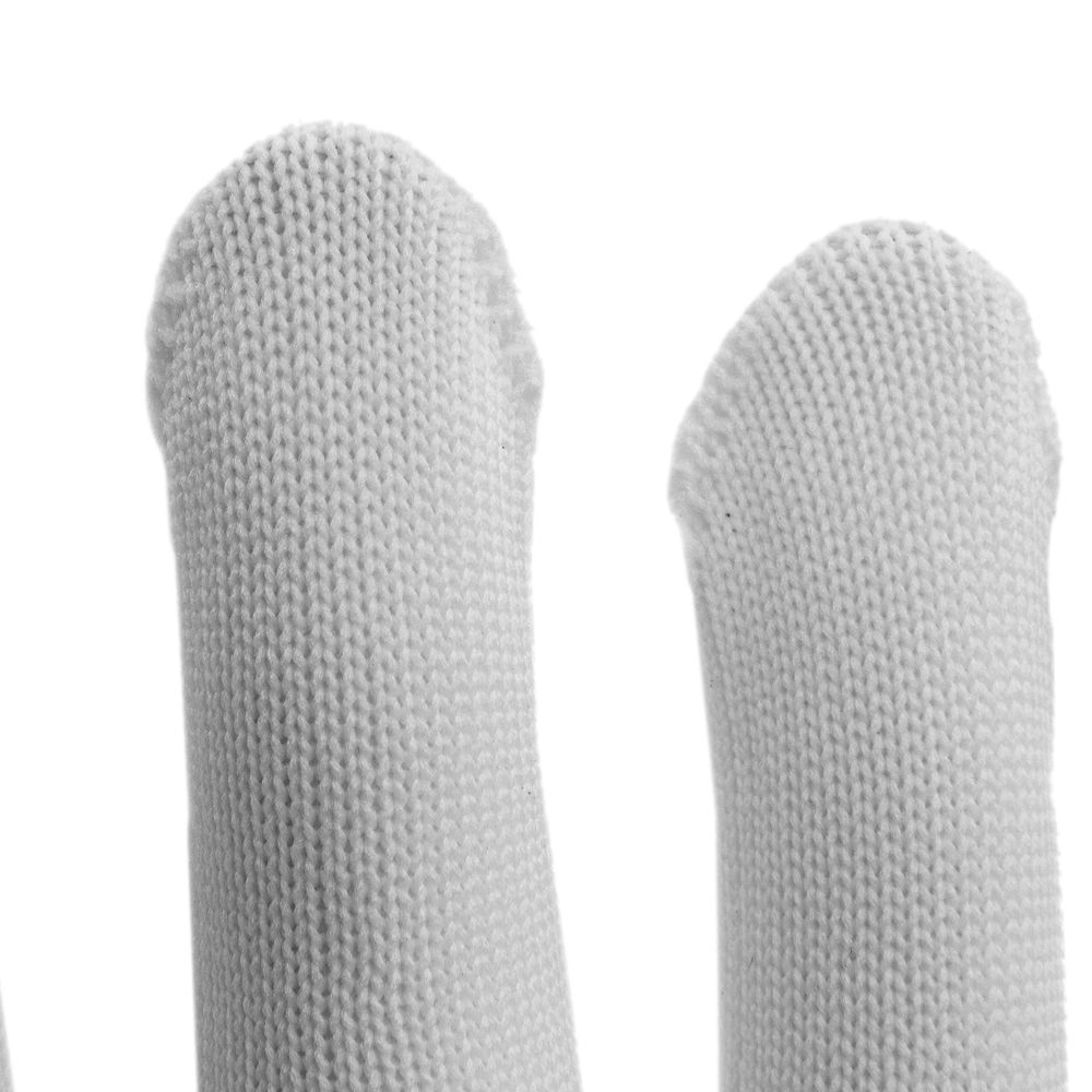 Перчатки Нейлон, ПВХ точка, 13 класс, белые, XL (67847)