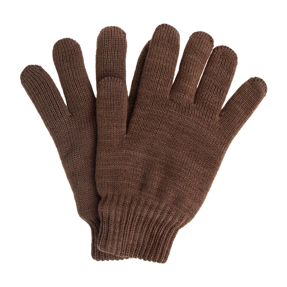 Перчатки трикотажные, двойные, полушерстяные, Сибртех (68633)