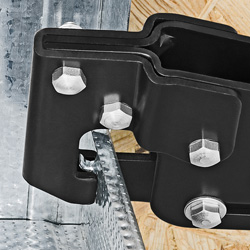 Просекатель для монтажа металлических профилей max 1.2 мм (2 х 0.6 мм), длина 250 мм (KN-9042250)