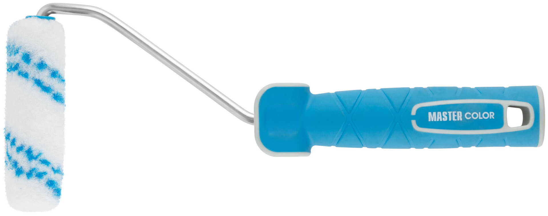 Ролик, ядро 15 мм, полиамид нейлон, ворс 9 мм, 2К-ручка 27 см, 100 мм (30-1056)