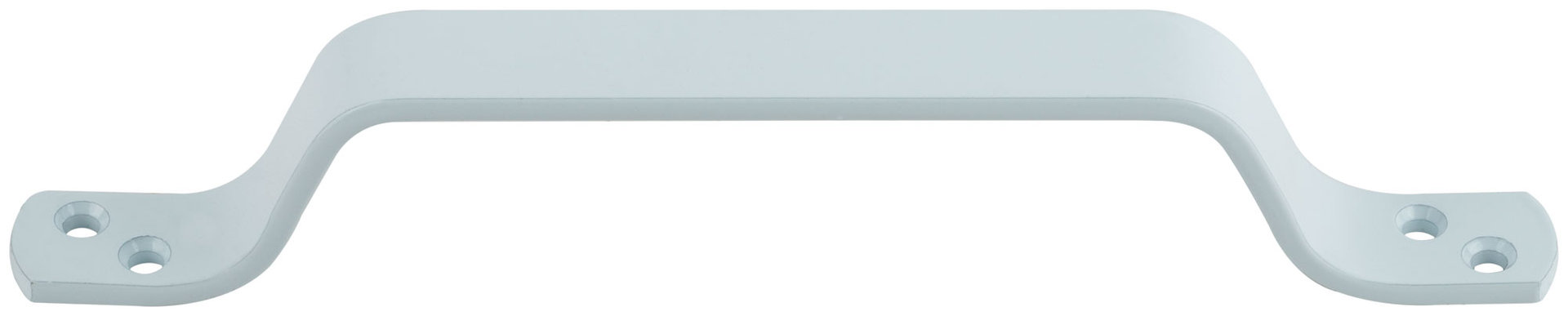 Ручка скоба плоская, 125 мм, белая (66799)