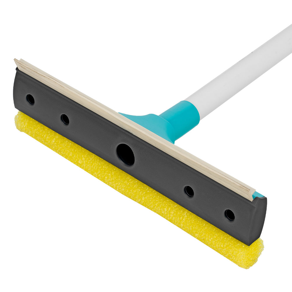 Щетка-окномойка с водосгоном, пластиковый черенок, 640х220 мм, Home Palisad (93591)