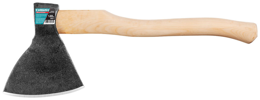 Кованый топор с округлым лезвием мясорубный 1650/2000 г 570 мм СИБИН 20671