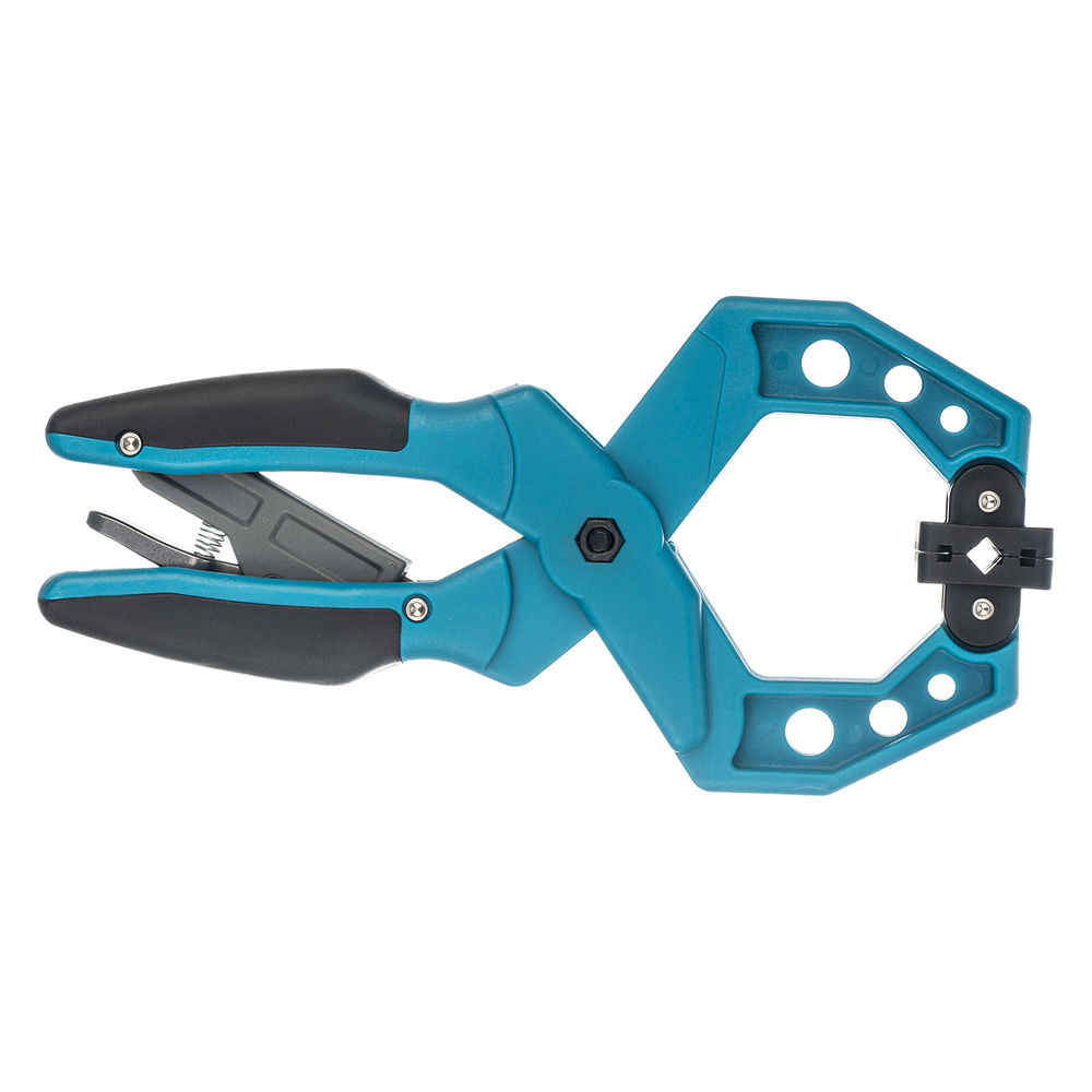 Струбцина клещеобразная 2-1/4, пластиковый корпус, храповой механизм жесткой фиксации, 58 мм Gross (20803)