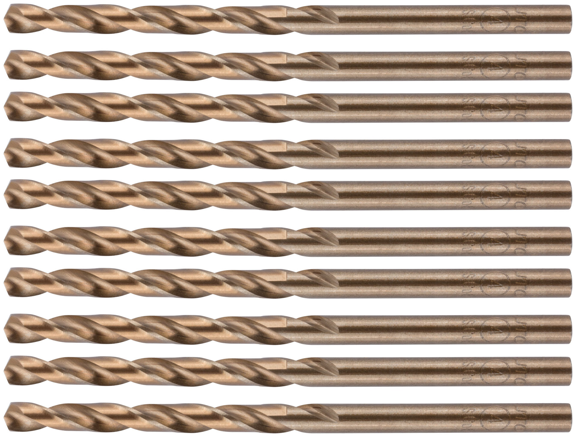 Сверло по металлу Cutop Profi с кобальтом 5%, 4 x 75 мм (10 шт) (48-40-10)