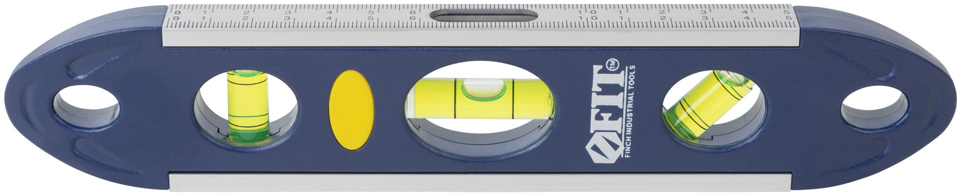 Уровень Торпедо пластиковый, 3 глазка, магнитный, с алюминиевой рамкой, Профи 230 мм (18604)