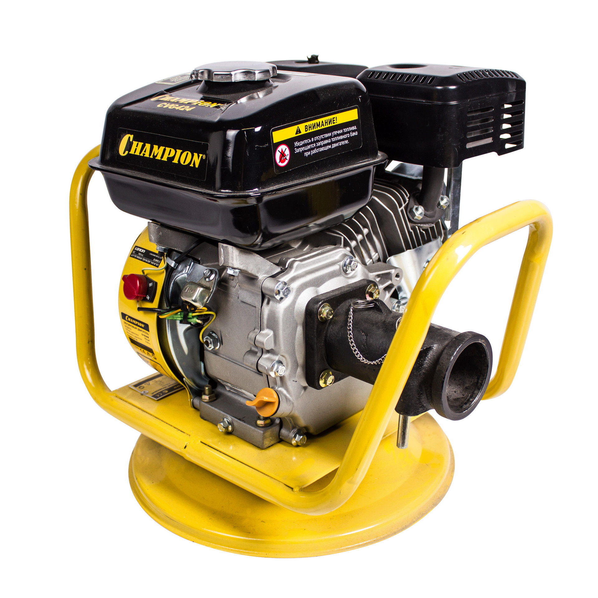 Вибратор глубинный бензиновый CHAMPION CVG424 (4кВт 24кг 4-6м без вала и вибронаконечника) (CVG424)