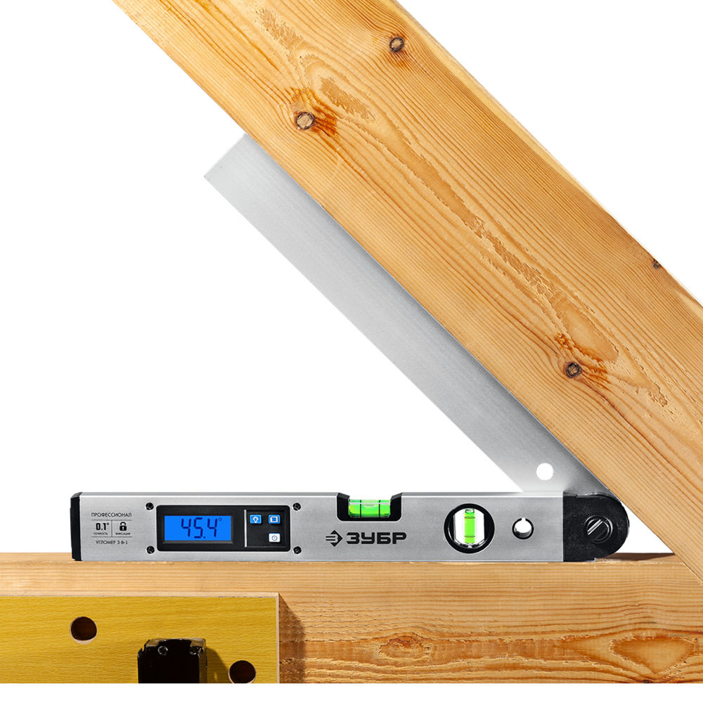 Угломер электронный 400 мм 0-230° ±0.5° Профессионал ЗУБР 34288