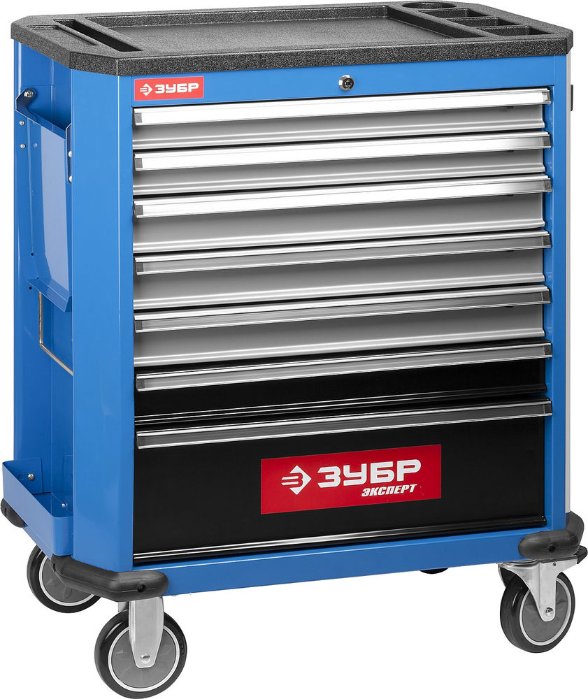 Тележка инструментальная 730?475?910 мм с 7 ящиками ЗУБР 38903-7