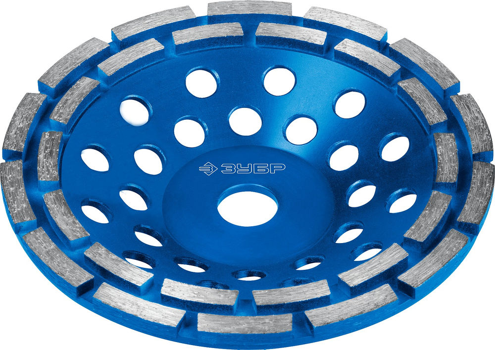 Чашка шлифовальная алмазная двухрядная d 180 мм ЗУБР Профессионал 33372-180_z01