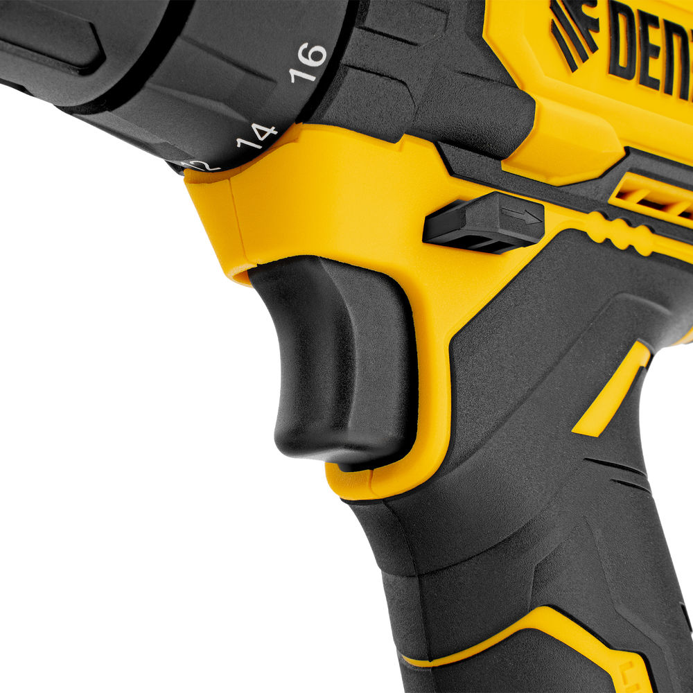 Дрель-шуруповерт аккумуляторная CDQ-20, Li-Ion, 20 В// Denzel (26118)