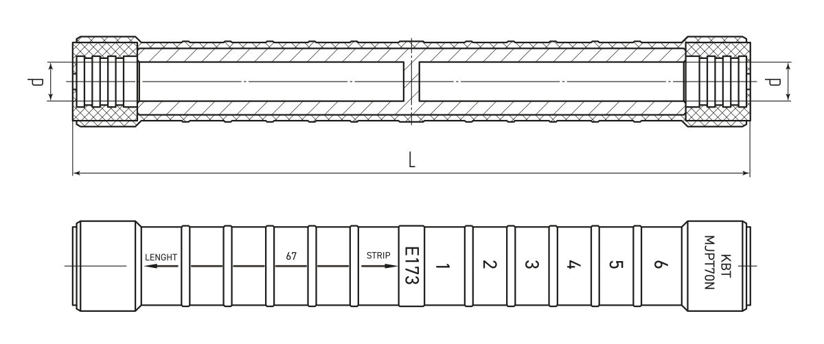 Гильза изолированная герметичная ГИН (MJPT) 54N (КВТ) (103156)