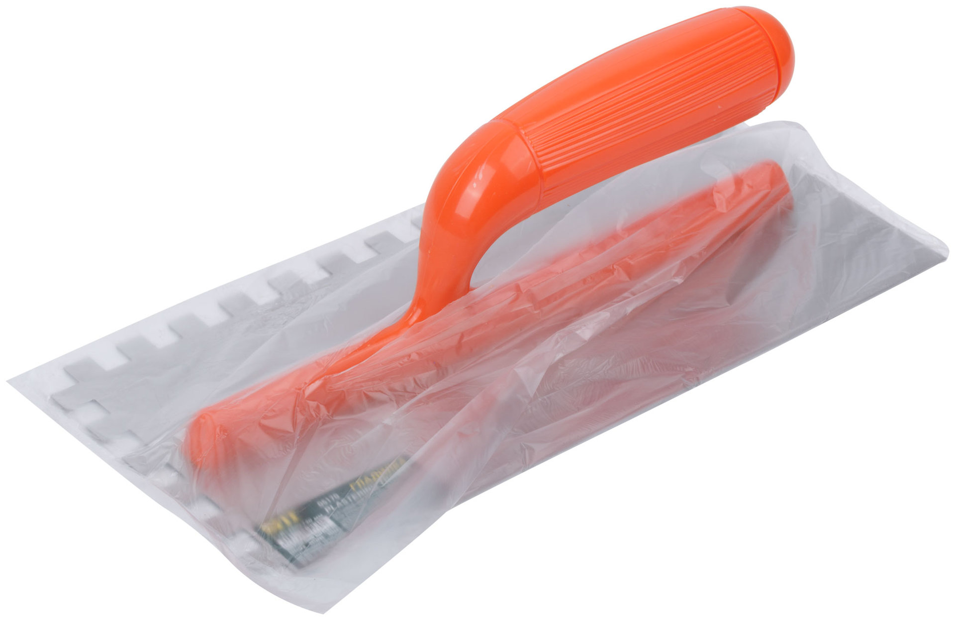 Гладилка нержавеющая с пластик.ручкой, 280х130 мм зубчатая 10х10 мм (05170)