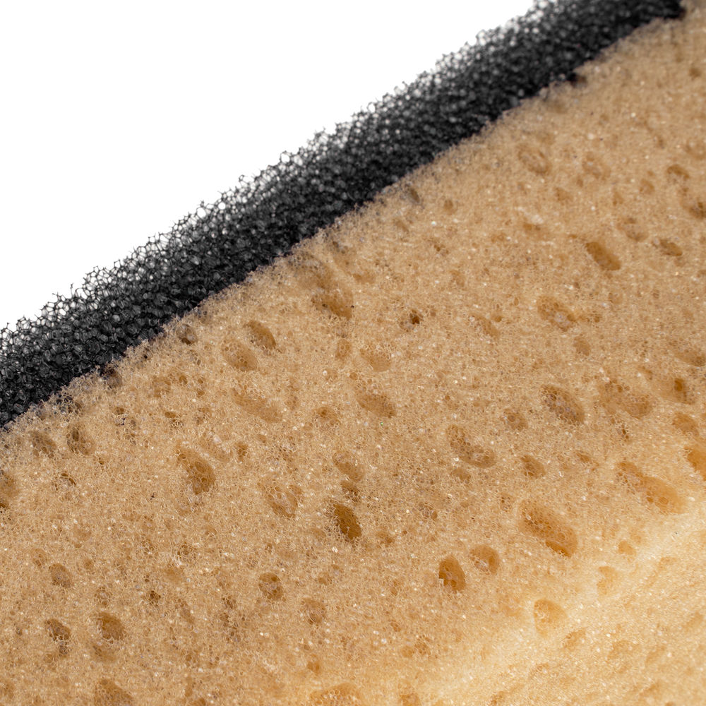 Губка крупнопористая комбинированная для удаления эпоксидной затирки 160х95х60 мм, Сибртех (86840)