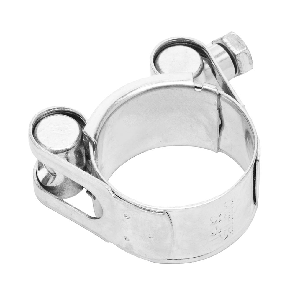 Хомуты металлические, силовые 29-31 мм, ширина 20 мм, шарнирный, W1, 2 шт Сибртех (47511)