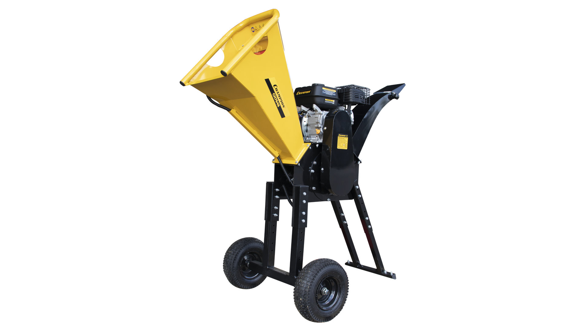 Измельчитель бензиновый PRO 4,8 кВт 196см? 76мм 95кг колеса CHAMPION CH7648