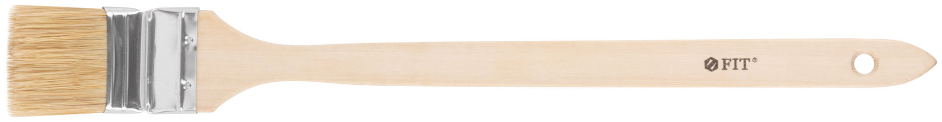 Кисть радиаторная, натуральная светлая щетина, деревянная ручка 2 (50 мм) (01215)
