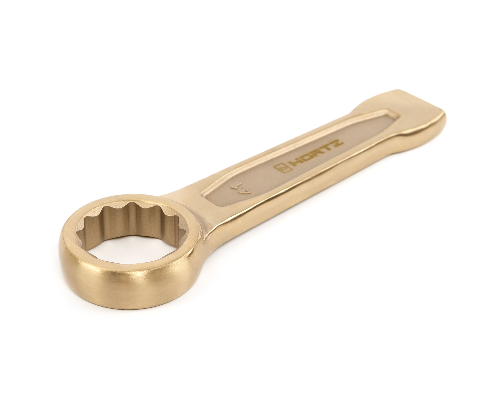 Ключ гаечный накидной ударный 41 искробезопасный сплав AlCu, HORTZ