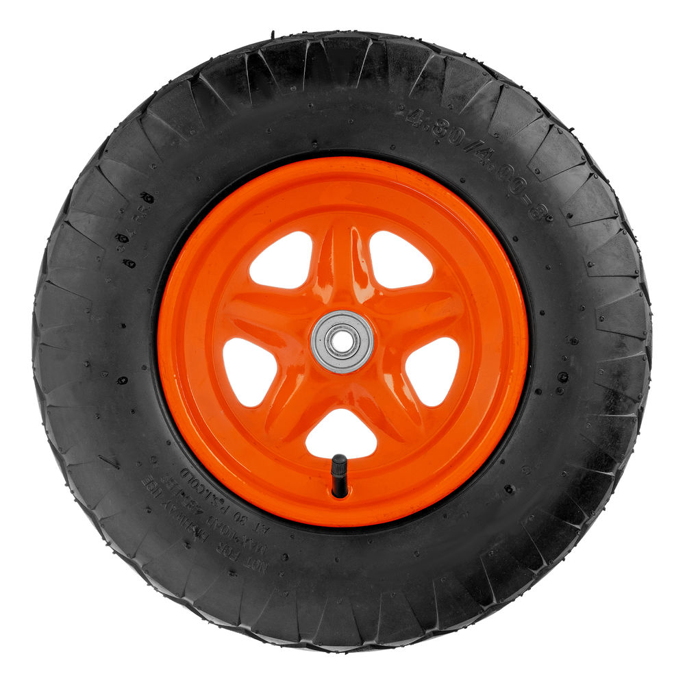 Колесо пневматическое «Звезда» 4.80/4.00-8 D380 мм, внутренний диаметр подшипника 12 мм, длина оси 80 мм Palisad (689465)