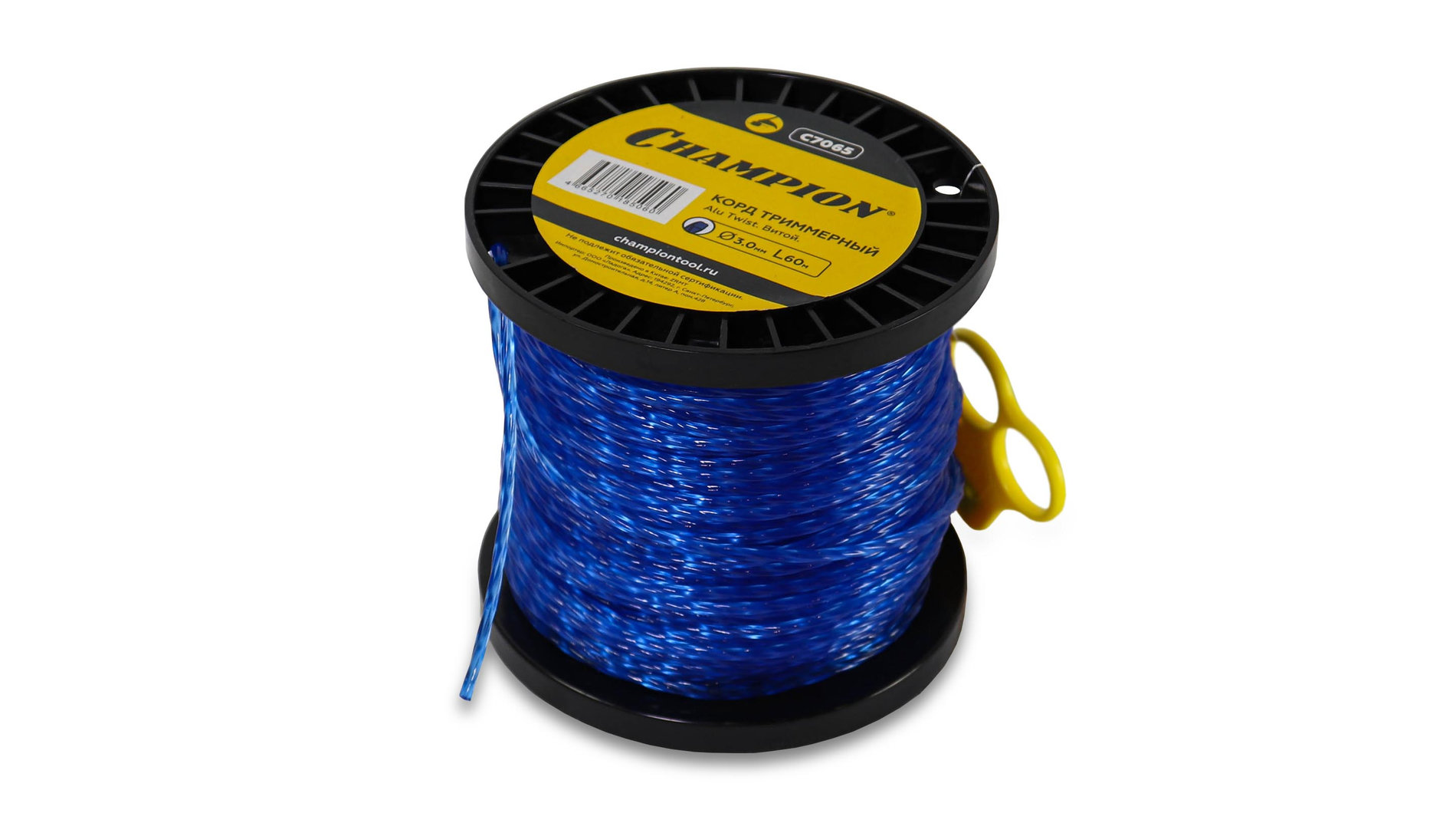 Корд трим.CHAMPION Alu Twist 3.0мм*60м (витой) (C7065)