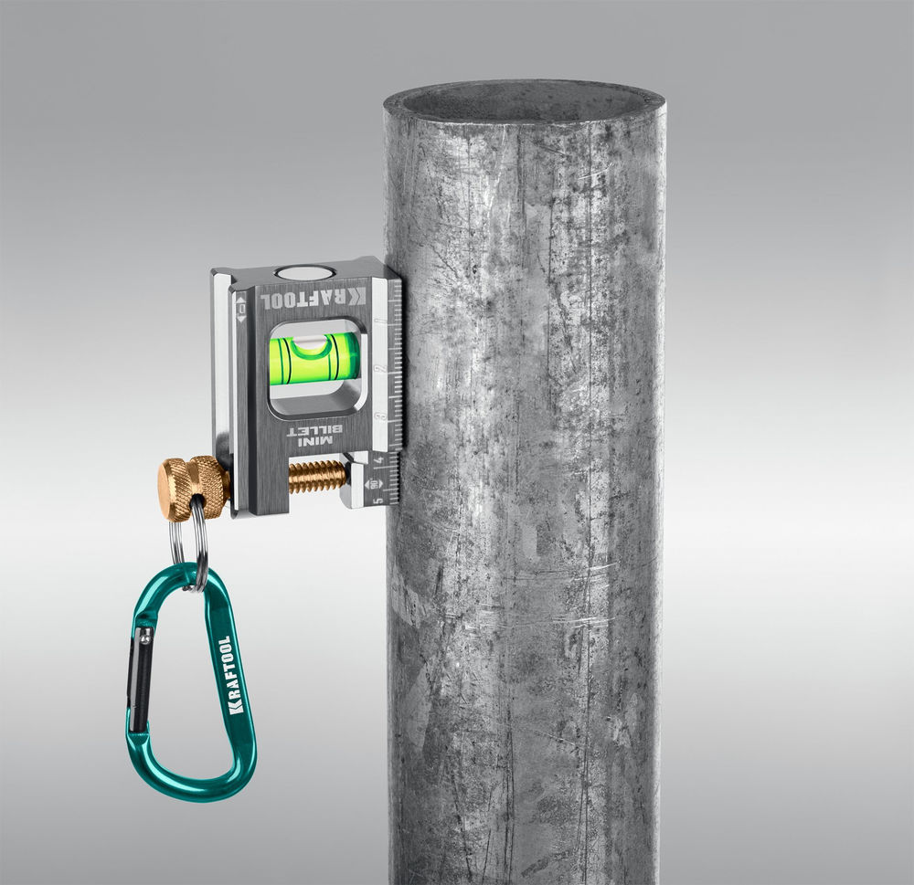 Брусковый магнитный уровень BILLET-5 MINI, 50 мм KRAFTOOL 34791