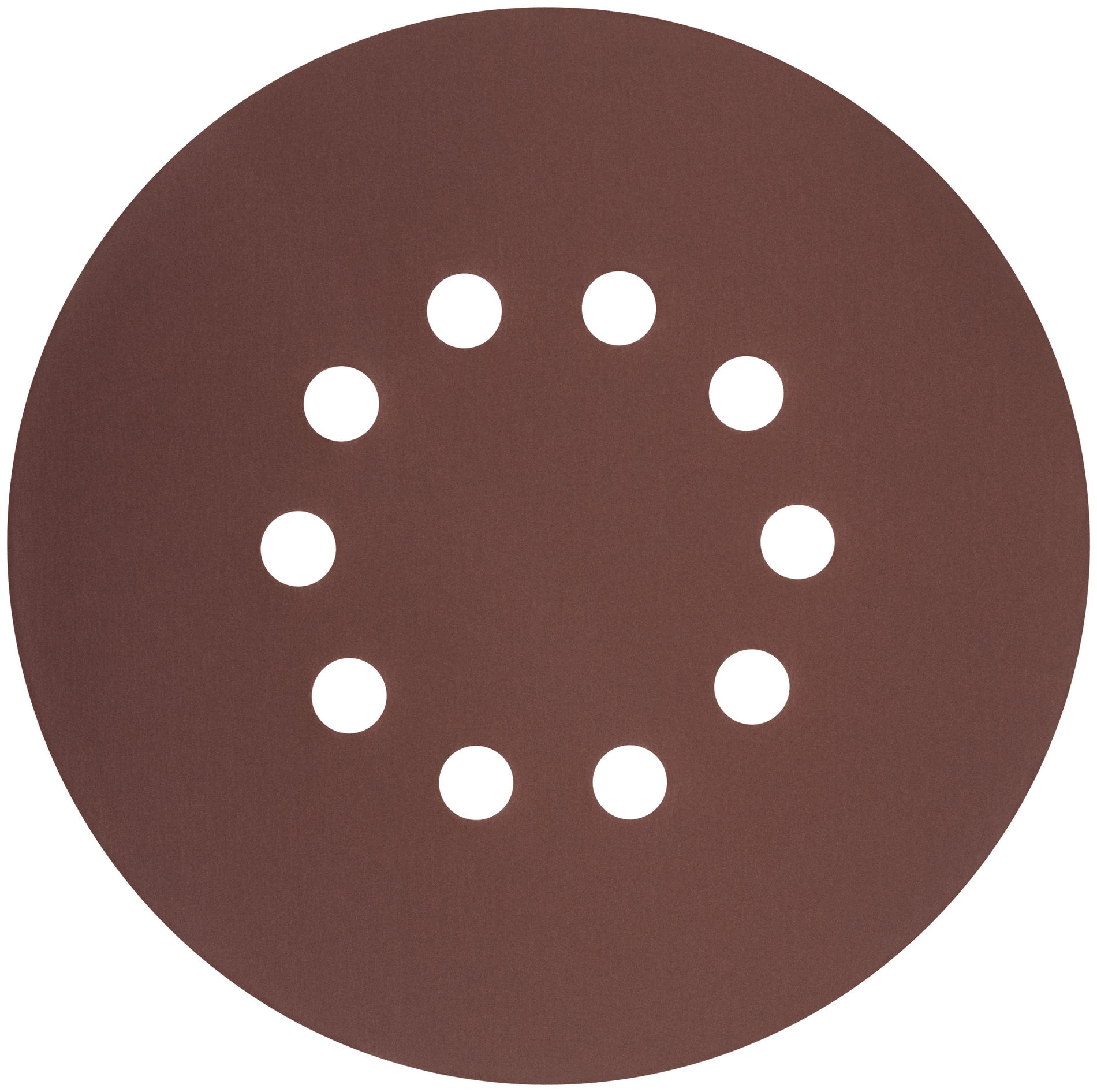 Круги шлифовальные с отверстиями (липучка), алюминий-оксидные, 225 мм, 5 шт. Р 400 (39901)