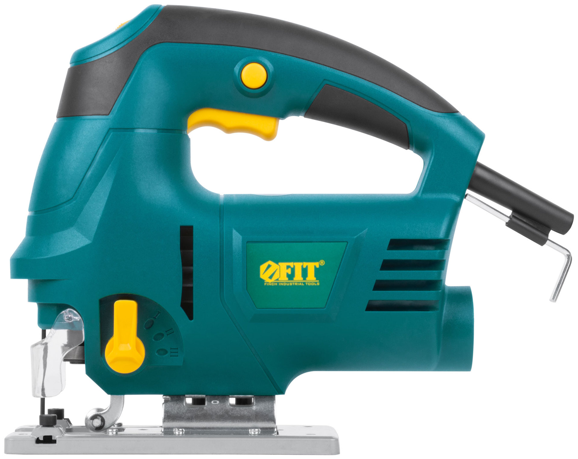 Лобзик 800 Вт; 0-3000 ход/мин; БзП; маятник; 100 мм; 3,15 кг; лазер; рез. накл.; коробка (80359)