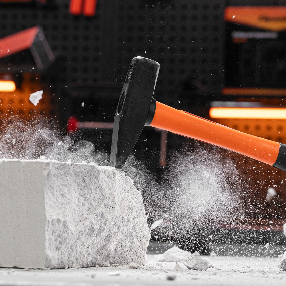 Молоток слесарный, 500 г, фибергласовая обрезиненная рукоятка Sparta (10375)