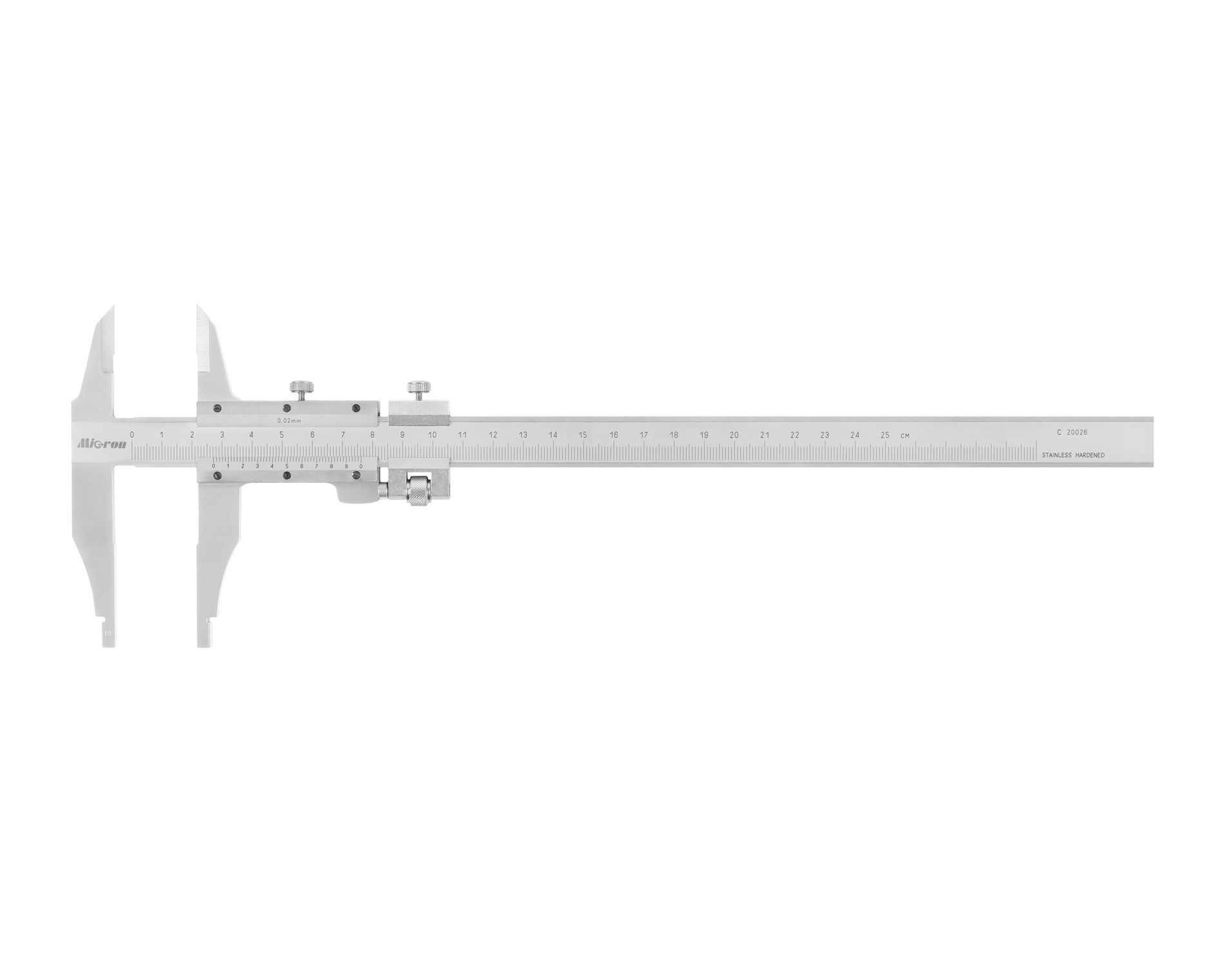 Штангенциркуль ШЦ-2- 250 0,02 губ. 60мм дв. шк. МИК