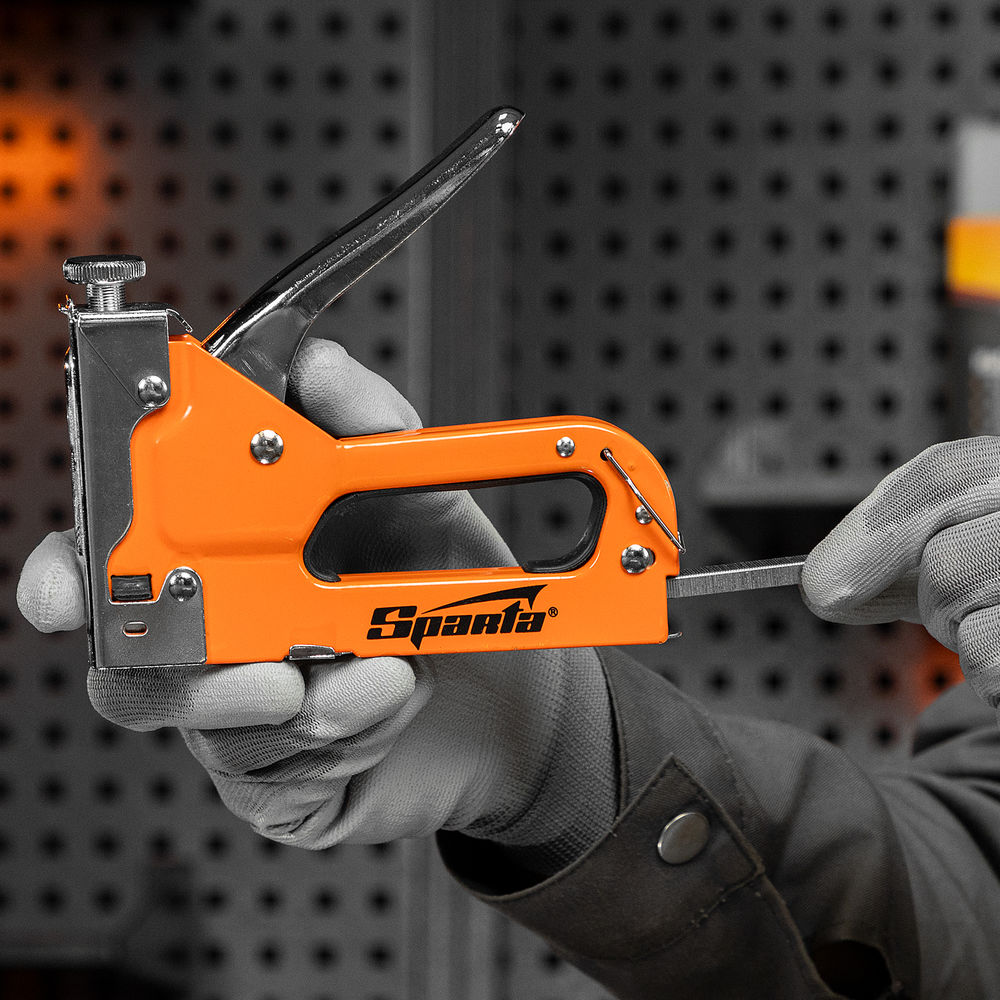 Скобы, 8 мм, для мебельного степлера, тип 53, 1000 шт, Sparta (41612)