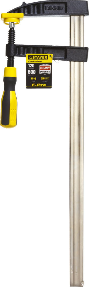 Струбцина F усиленная Professional Hercules-F STAYER HF-50/12 120x500 мм 32095-120-500  