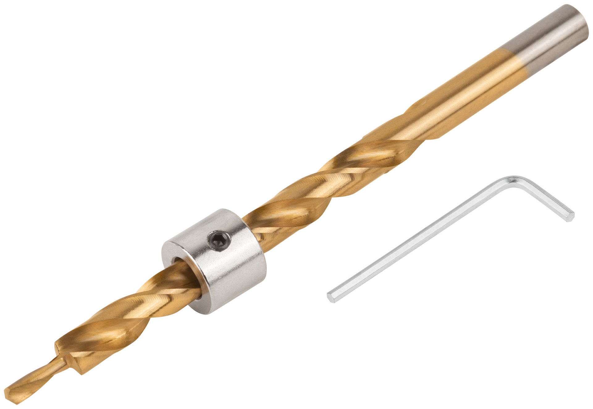 Сверло по дереву для кондуктора с ограничителем глубины (36415)