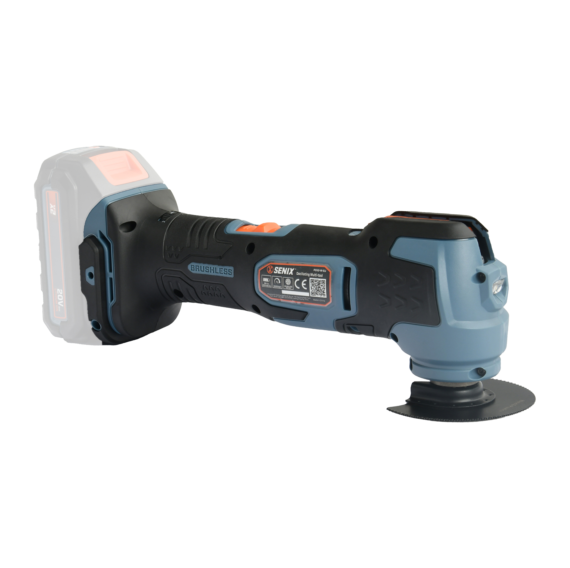 Реноватор (многофункциональный инструмент), без АКБ и ЗУ X2 20В